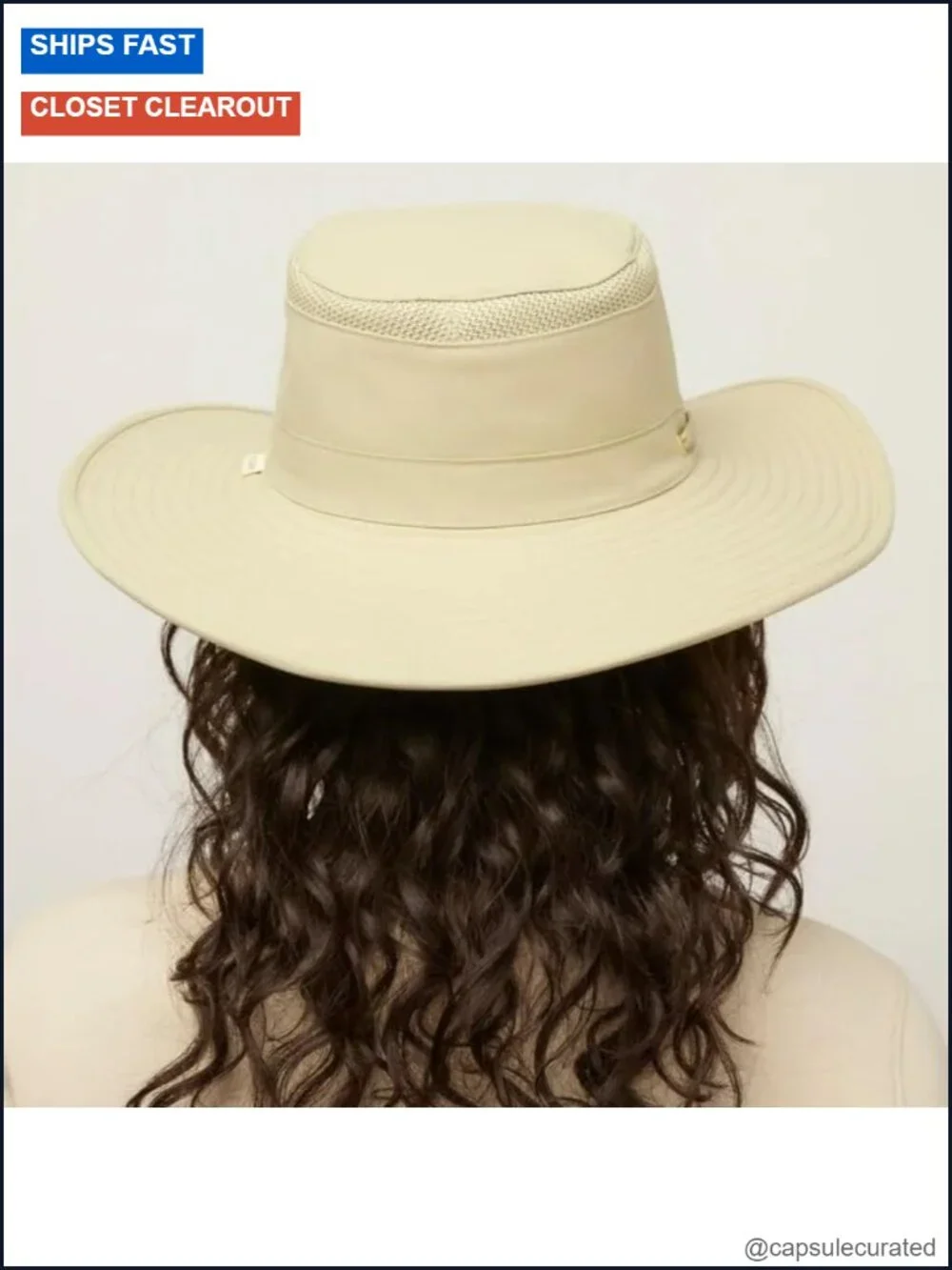UPF 50+ Wide Brim Sun Hat Water Repellent Recycled Nylon Lightweight